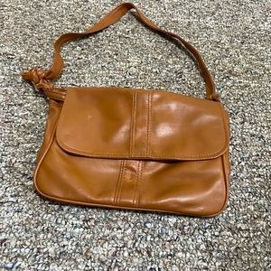 Leather brown bag